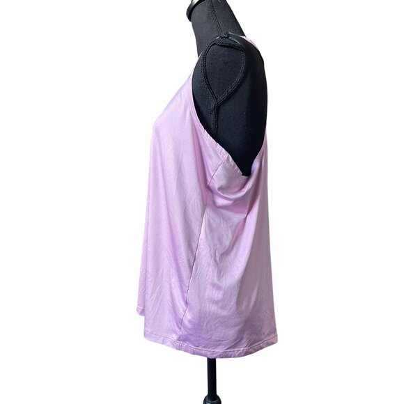 Womens PINK RACERBACK TANK TOP FITNESS Athletic Works XL - Picture 2 of 8